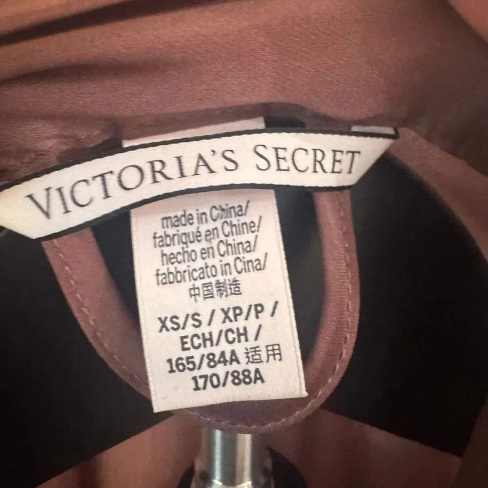 Victoria-s-secret Women's Pink and Brown Robe